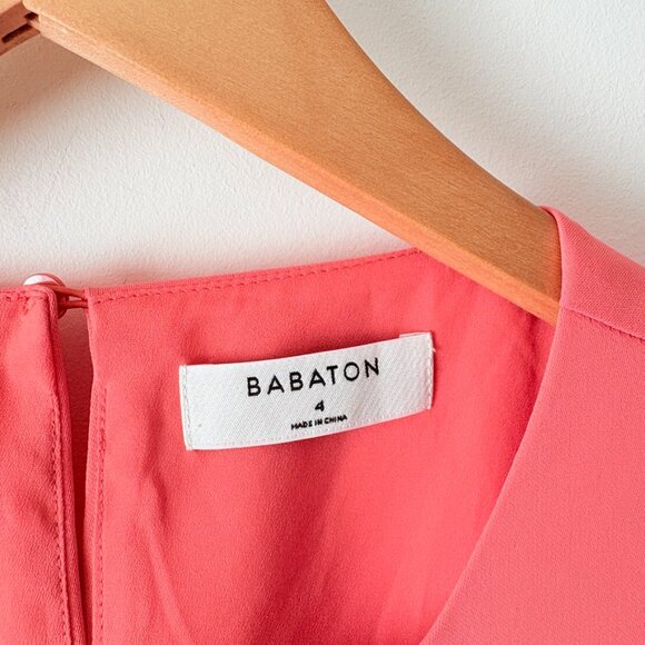 Aritzia Babaton Hamptons Midi Dress Fresco Pink Size 4 - Picture 6 of 7